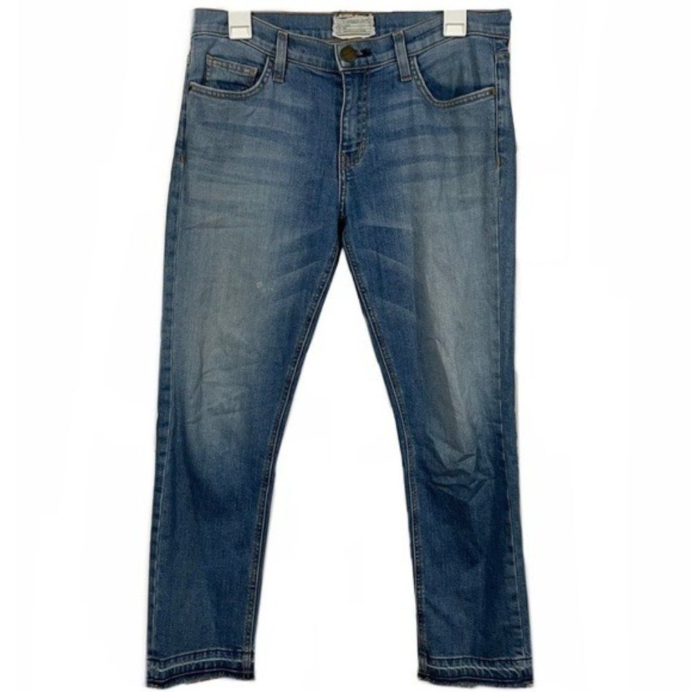 Current/Elliot Cropped Straight Leg Jeans
